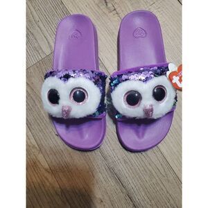 Moonlight Beanie Baby Boos kids Size 4-6 Slides Sandals Shoes